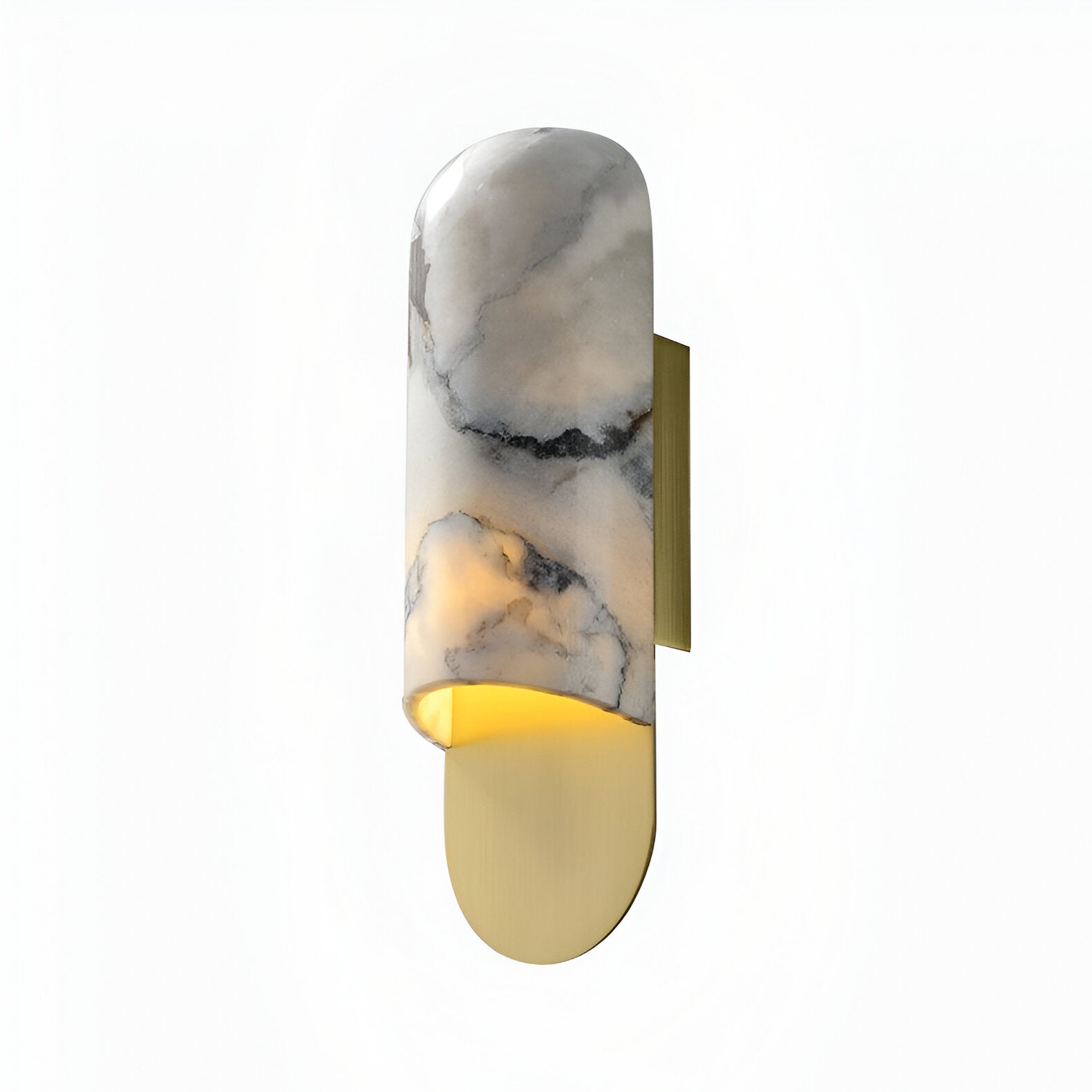 Morwenna Nordic Marble Cave LED Wall Light – hugbel