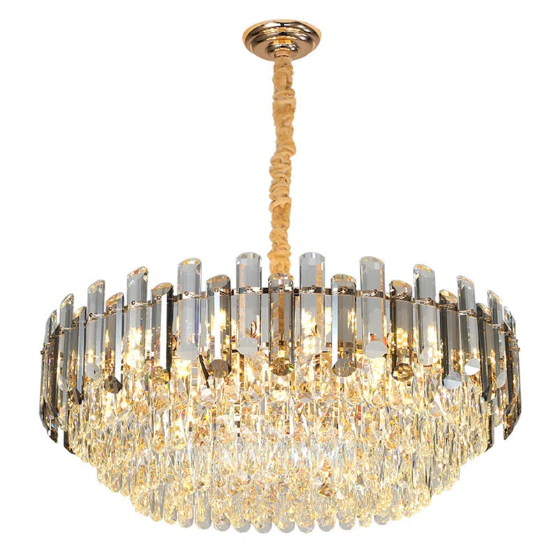 Nordic Crystal Tiered Chandelier