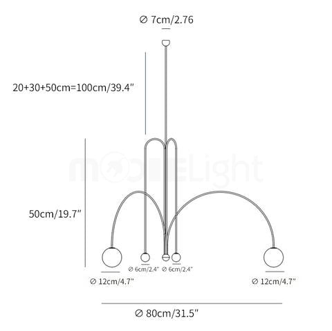 Suspension Luminaire Gran Finale Nordique