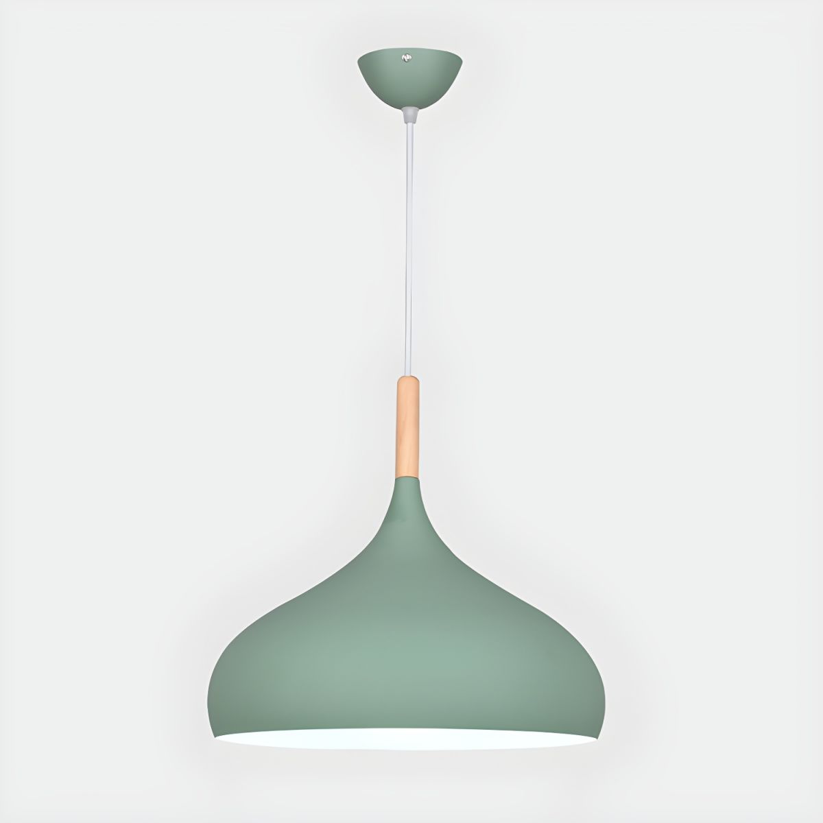 Nordic Wooden and Aluminum Pendant Light