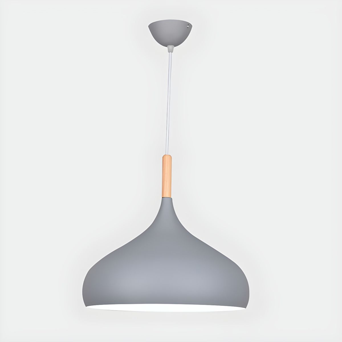 Nordic Wooden and Aluminum Pendant Light