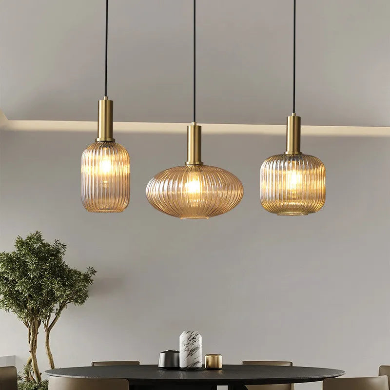 Nordic Colorful Glass Pendant Lights