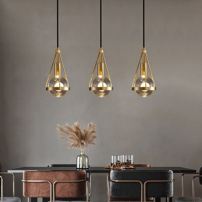 Rowan Nordic Gold Pendant Lamp