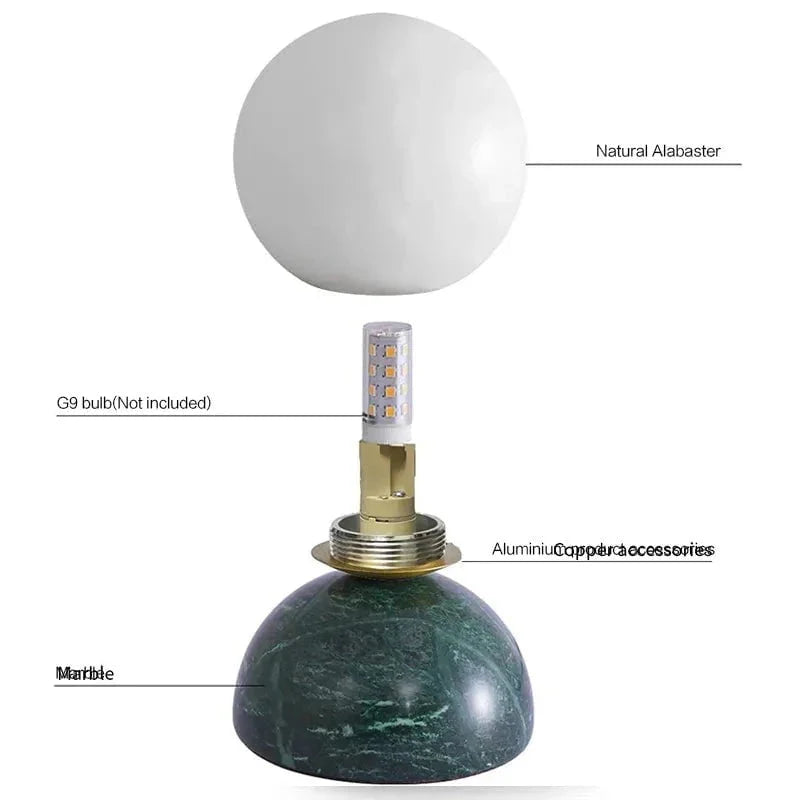 Prema Oracle Round Lamp