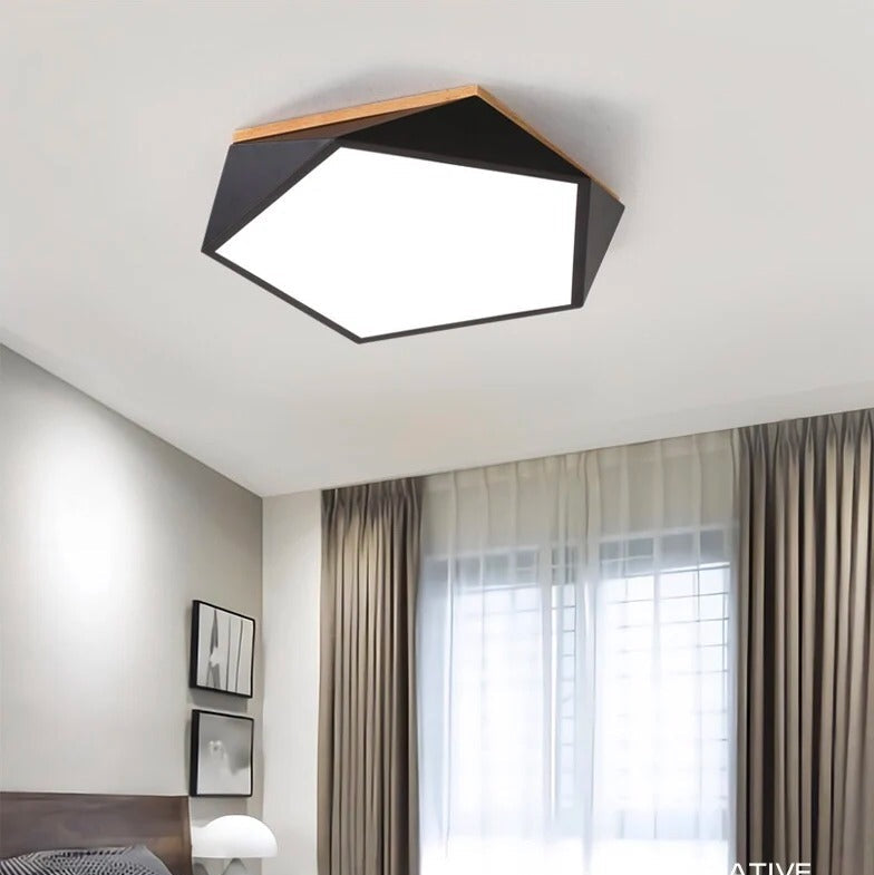 Macaron Pentagonal LED Ceiling Lamp