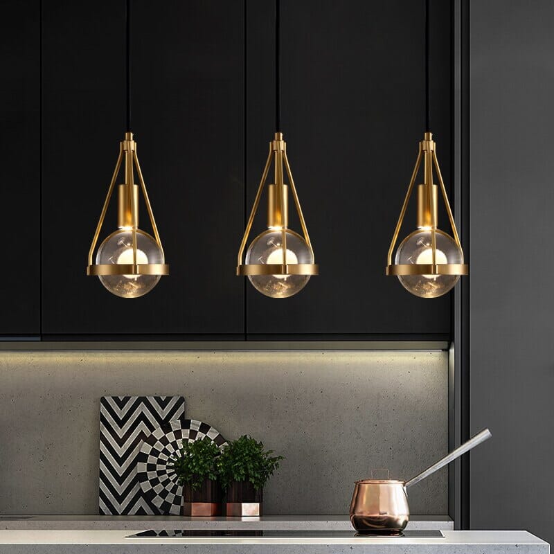 Rowan Nordic Gold Pendant Lamp