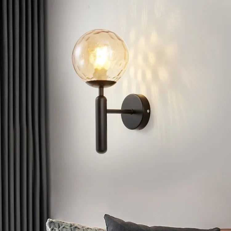 Minimalistische Globus Mystische Strahlung Wandlampe