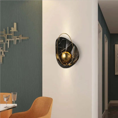 Artisan Shell Resin Wall Lamp