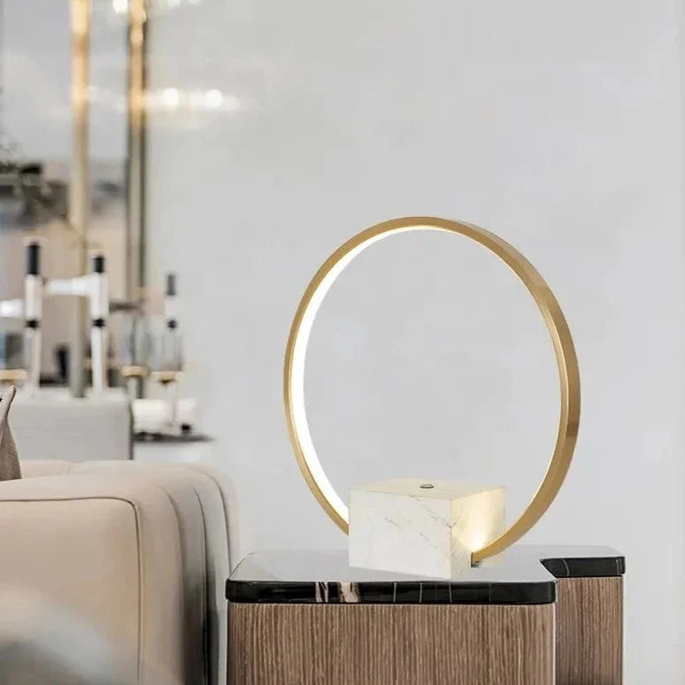 Halo Marble Table Lamp