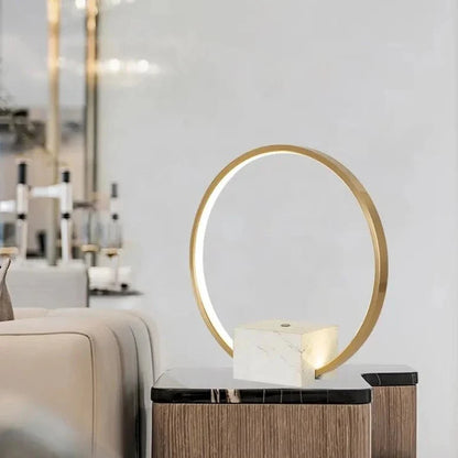 Halo Marble Table Lamp