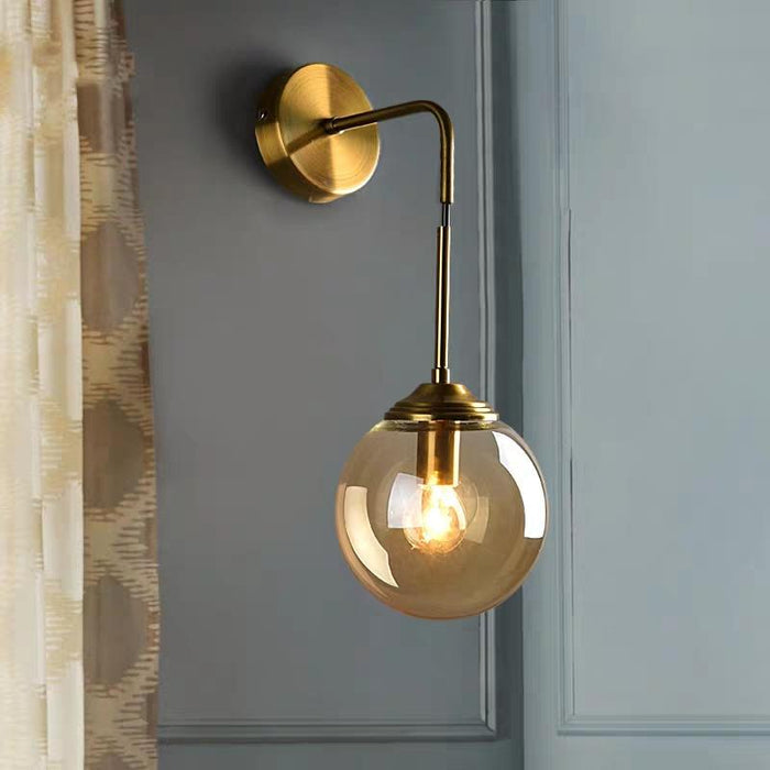 Shiny Nordic Globe Wall Lamp