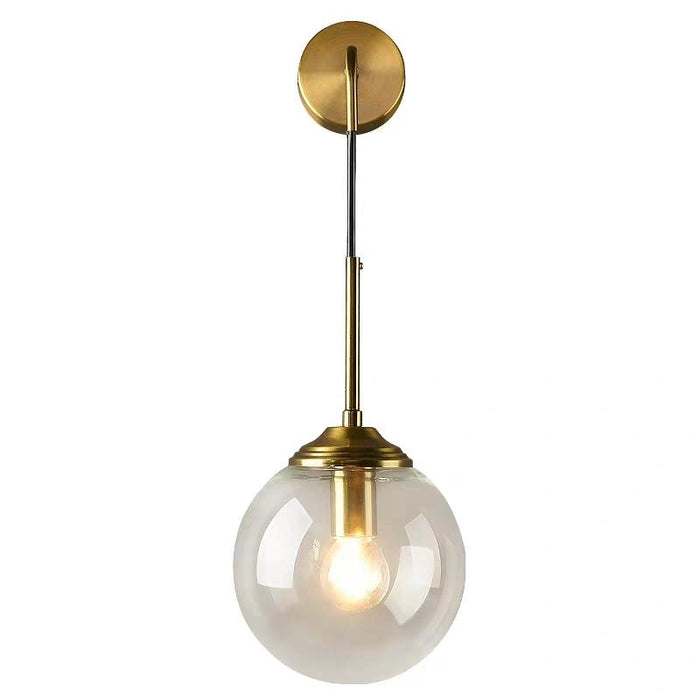 Shiny Nordic Globe Wall Light