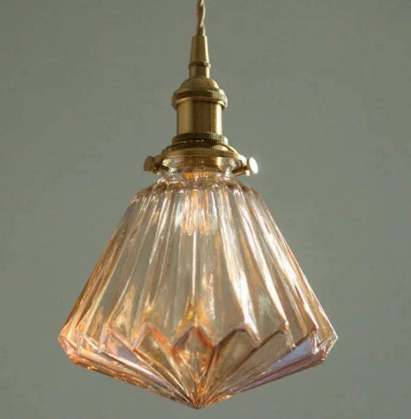 Modern Diamond Glass Pendant Lights