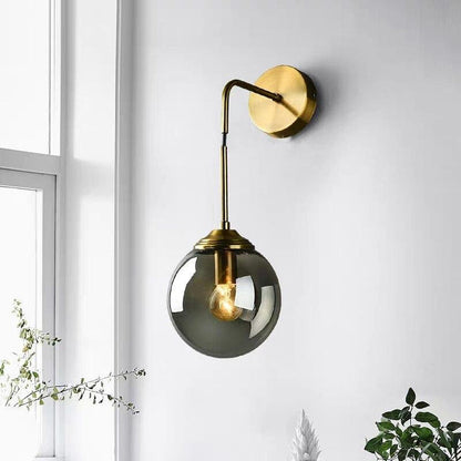 Shiny Nordic Globe Wall Lamp