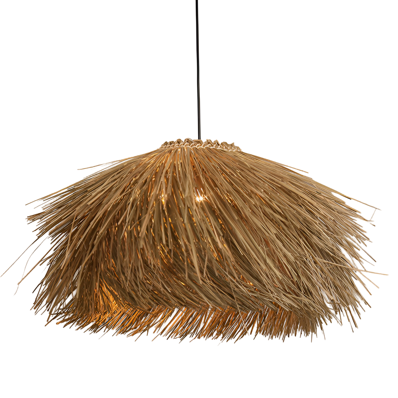 Handwoven Nordic Fulidhoo Wicker Pendant Light