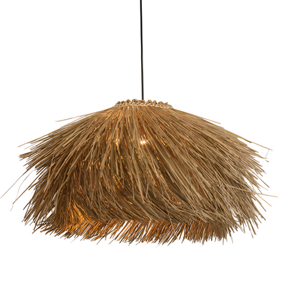Handwoven Nordic Fulidhoo Wicker Pendant Light