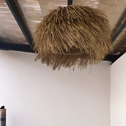 Handwoven Nordic Fulidhoo Wicker Pendant Light