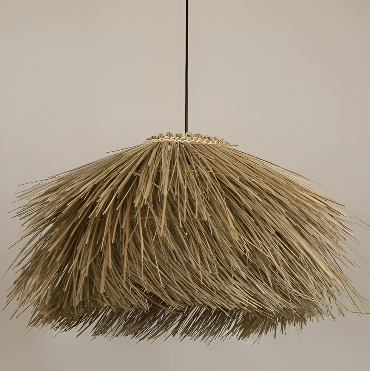 Handwoven Nordic Fulidhoo Wicker Pendant Light