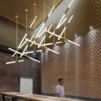 Hash Asymmetric Modern Metal Minimalist Chandelier