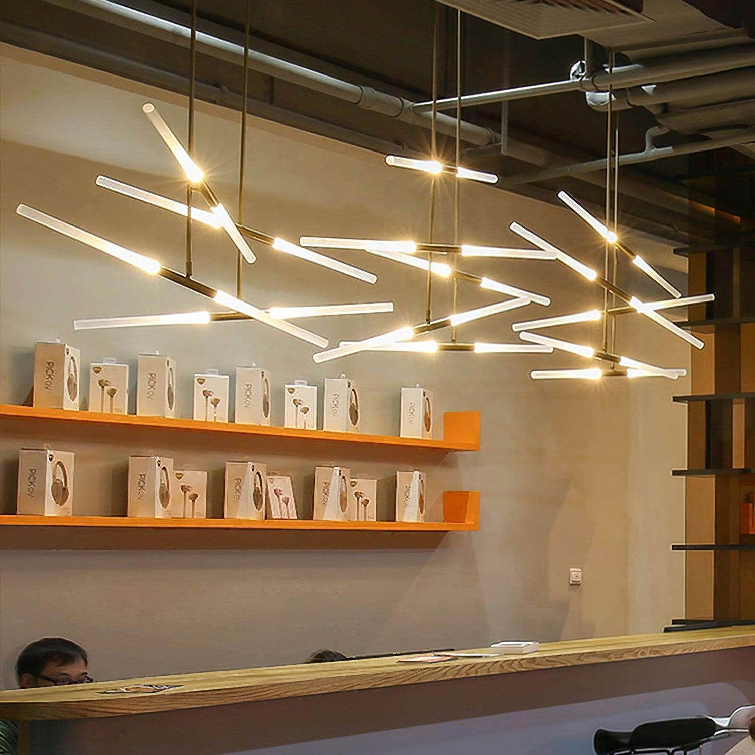 Hash Asymmetric Modern Metal Minimalist Chandelier