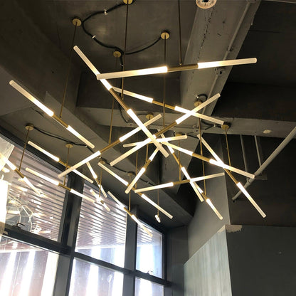 Hash Asymmetric Modern Metal Minimalist Chandelier