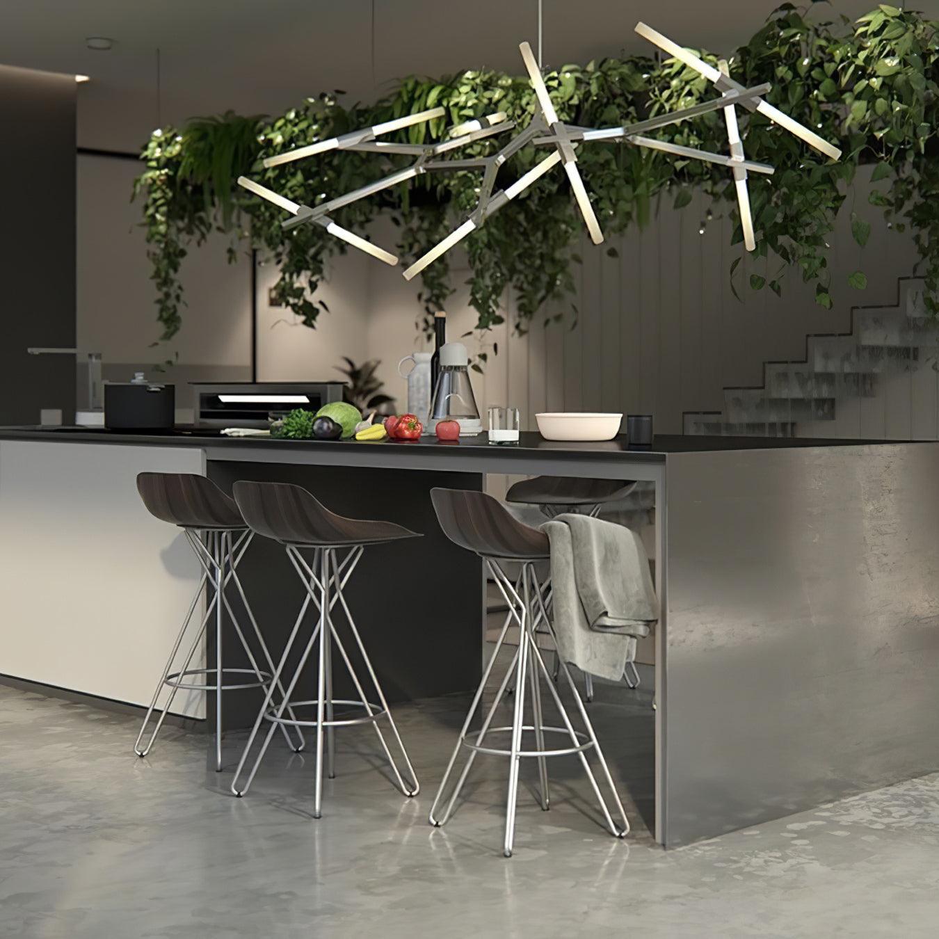 Hash Asymmetric Modern Metal Minimalist Chandelier