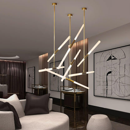 Hash Asymmetric Modern Metal Minimalist Chandelier