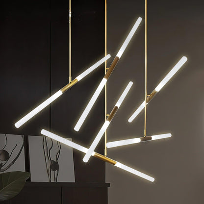Hash Asymmetric Modern Metal Minimalist Chandelier