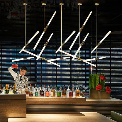 Hash Asymmetric Modern Metal Minimalist Chandelier