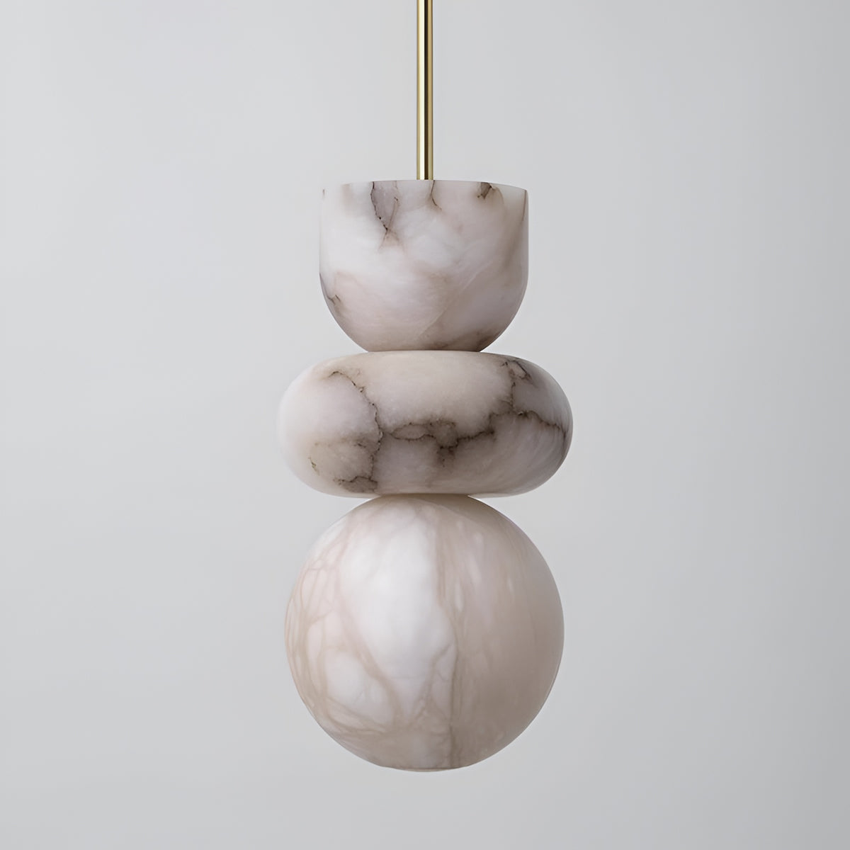 Elara Nordic Natural Marble Pendant Light