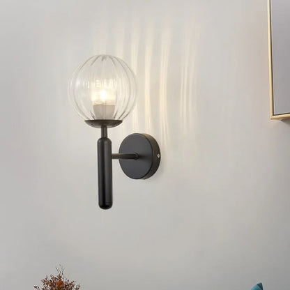 Minimalistische Globus Mystische Strahlung Wandlampe