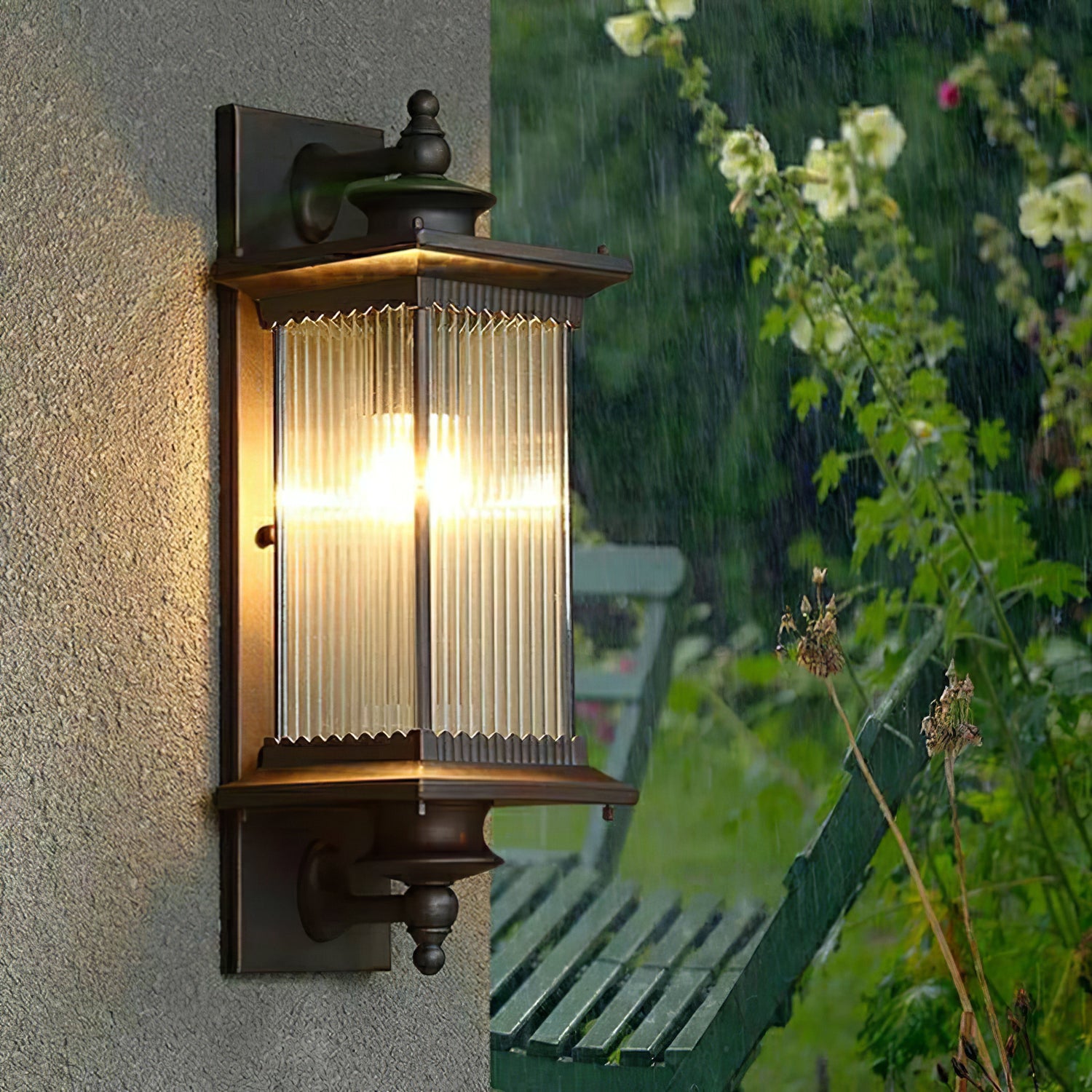 Lampe murale extérieure étanche IP65 rétro vintage