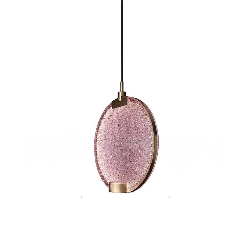 Lampe à pendentif Horo en cadre en laiton