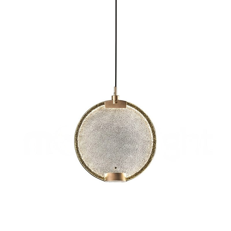 Lampe à pendentif Horo en cadre en laiton