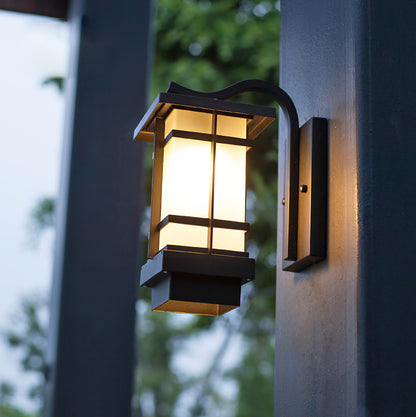 Luz de pared exterior retro para casa