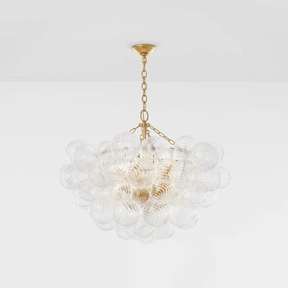 Cluster Ribbed Bubble Chandelier