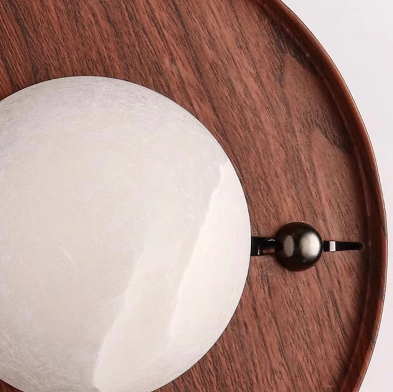 Odis Sphere Alabaster Wall Lamp