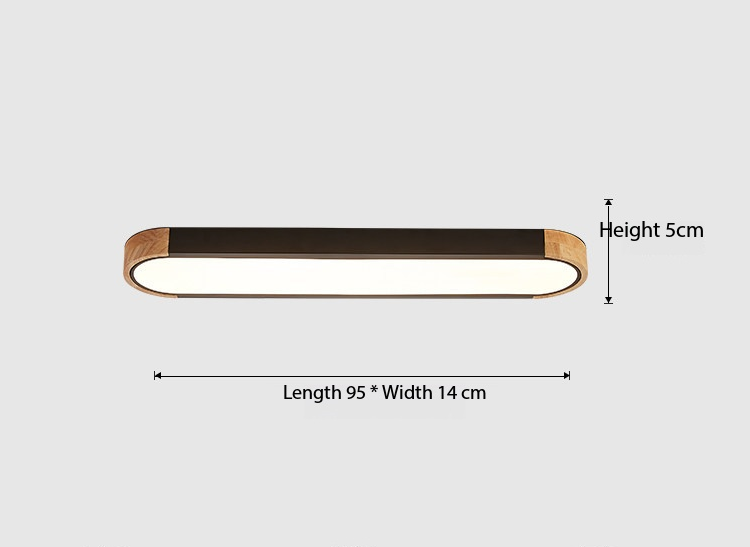 Elara Haus Japandi Modern Acrylic Ceiling Light