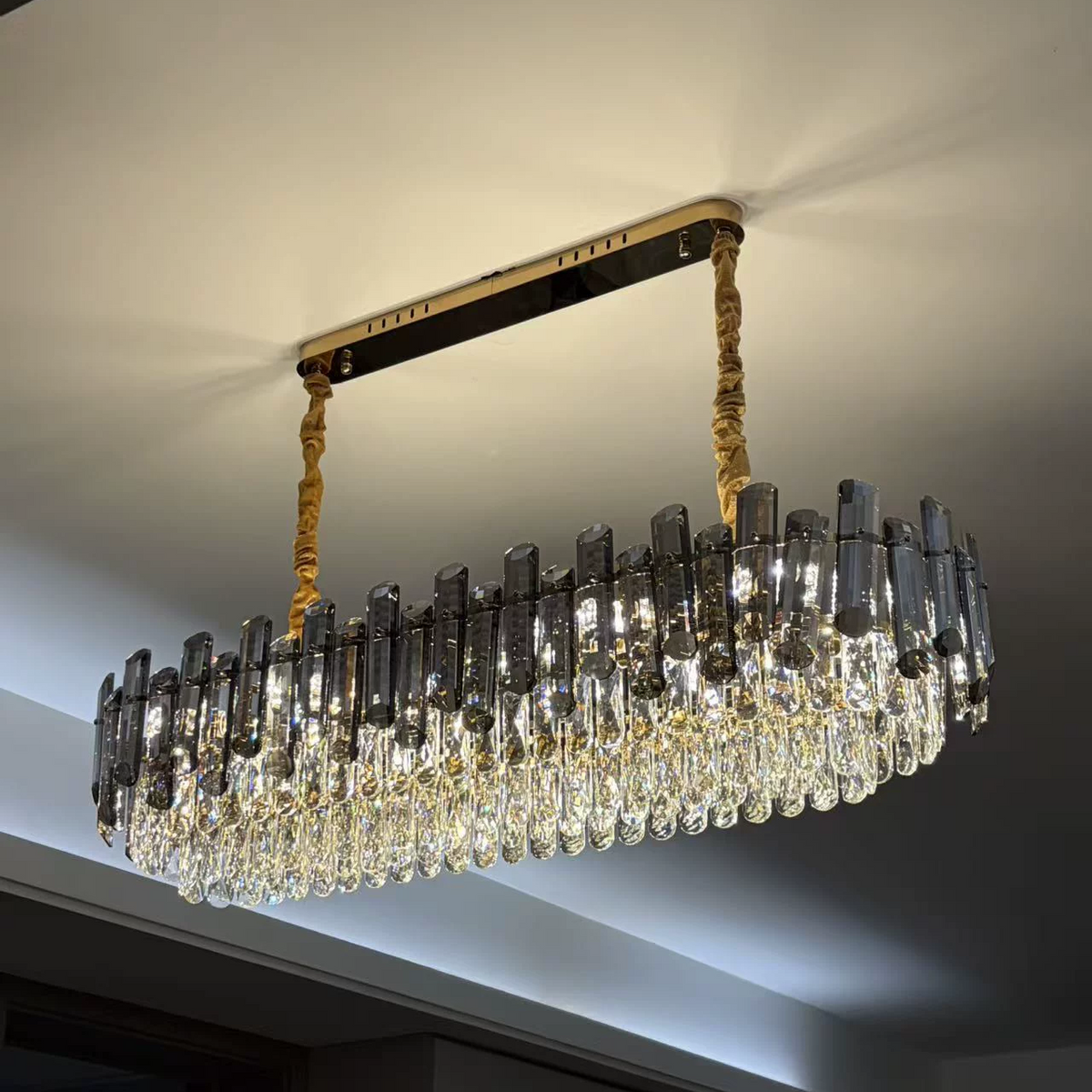 Gold Luxury Crystal Ceiling Chandelier
