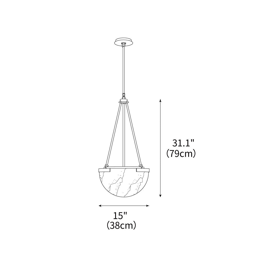 Istar Alabaster Chandelier