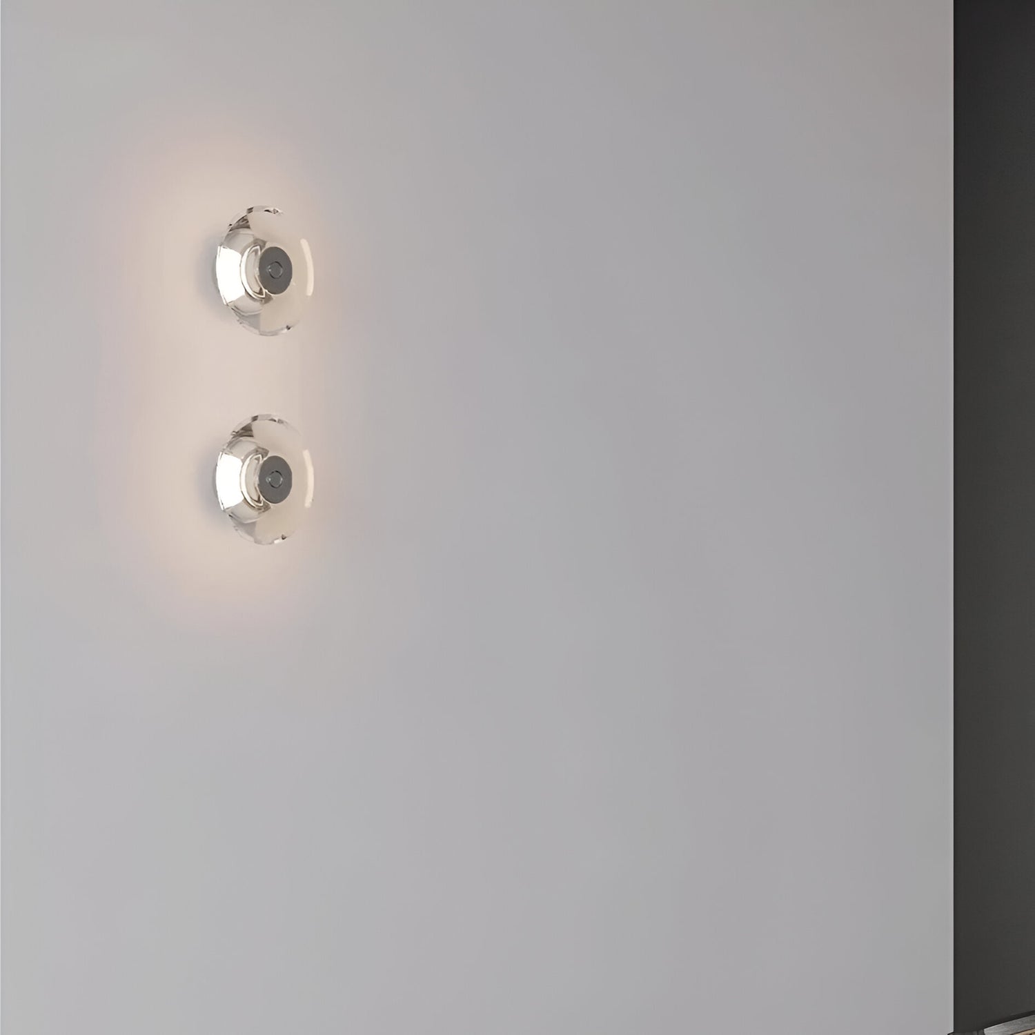 Italian Crystal Minimalist Clementine Wall Light