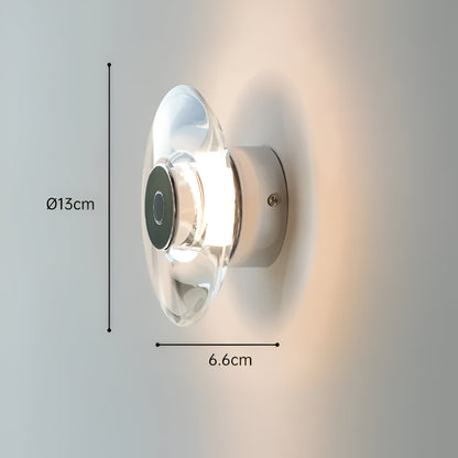 Italian Crystal Minimalist Clementine Wall Light