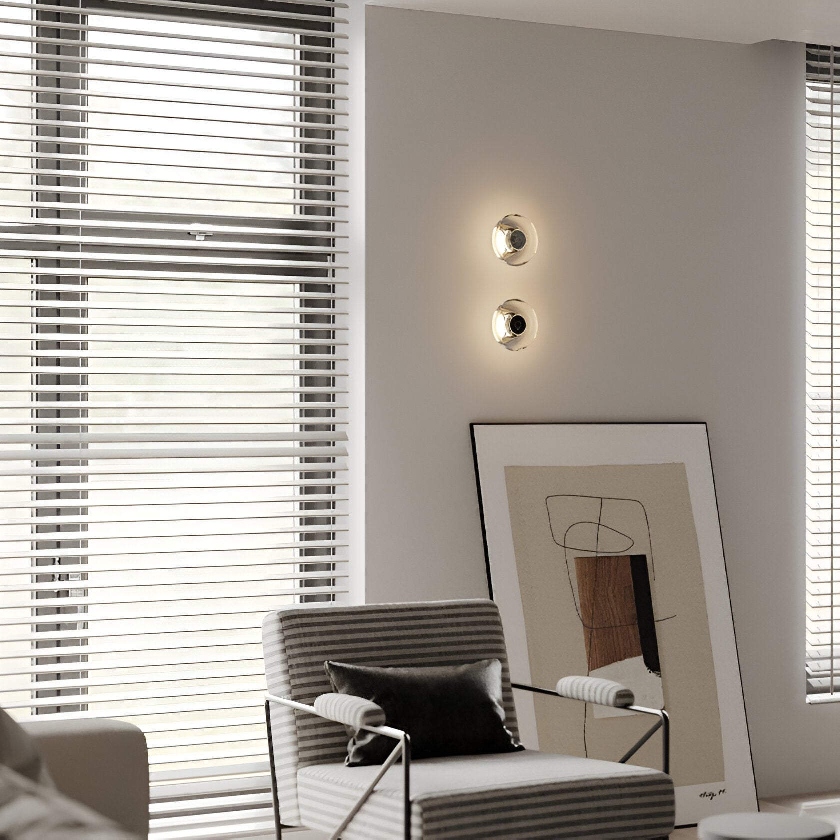 Italian Crystal Minimalist Clementine Wall Light