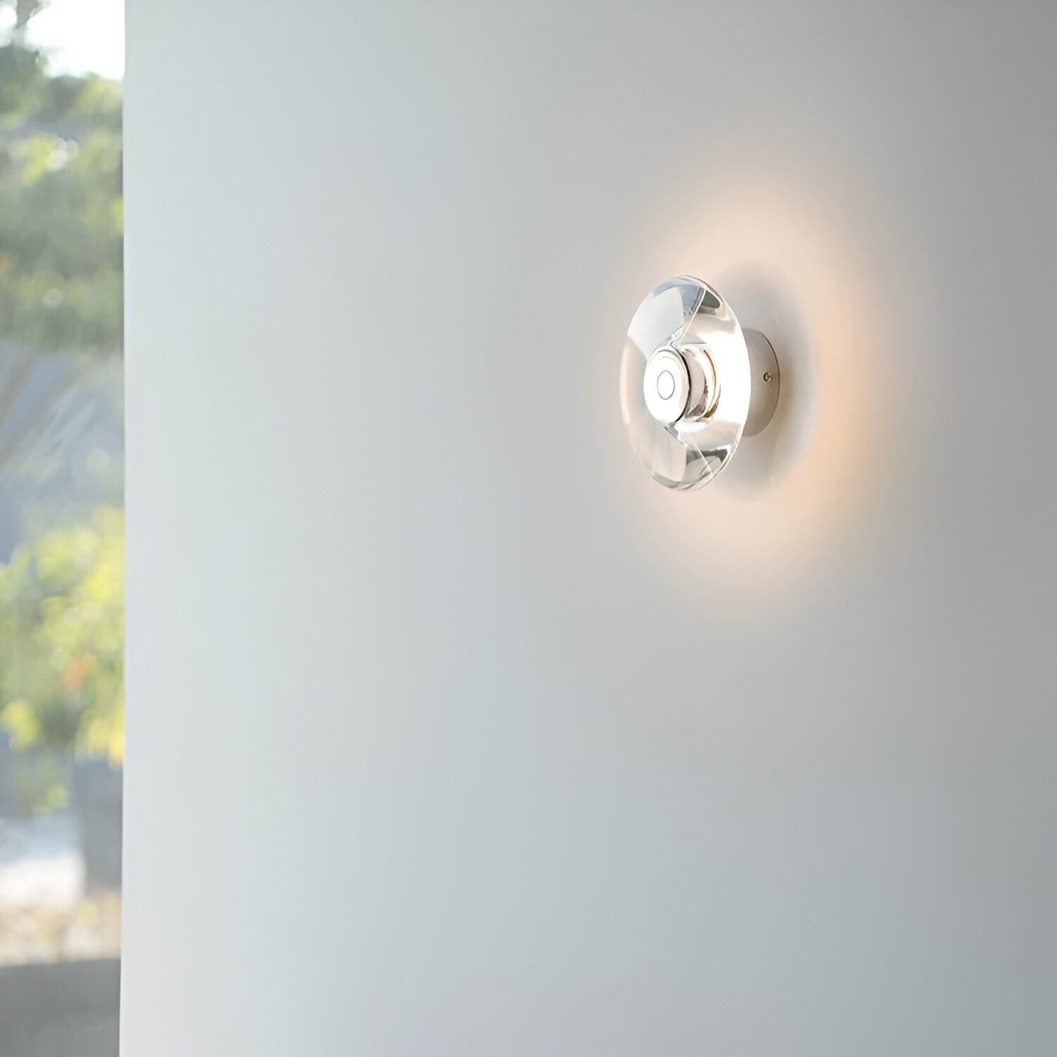 Italian Crystal Minimalist Clementine Wall Light