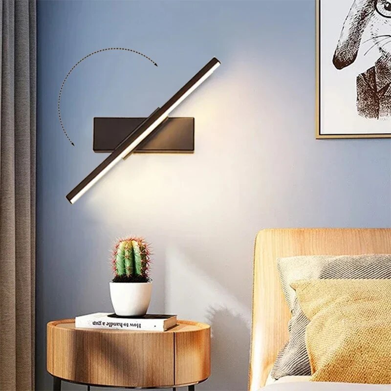 Lampe murale rotative LED moderne