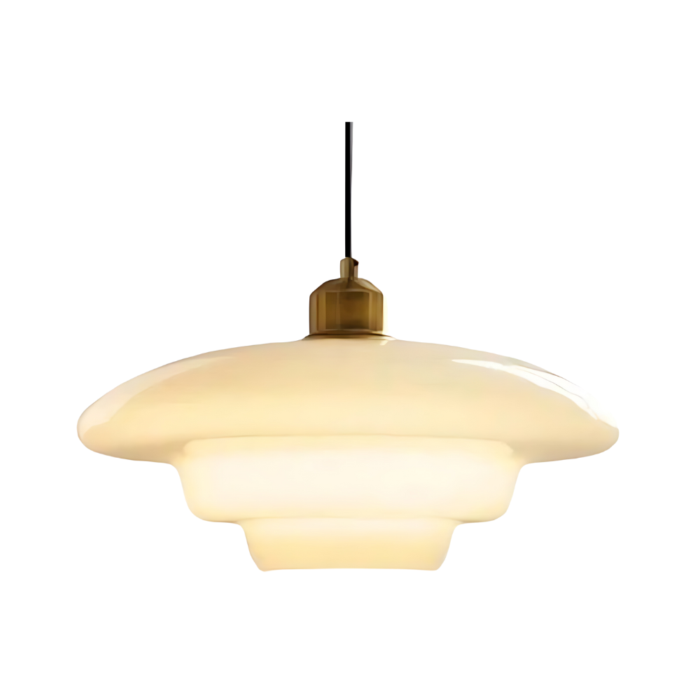 The Pearl of Art Deco Glass Pendant Light