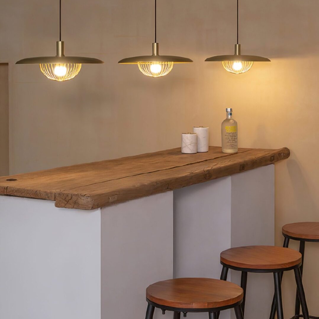 Wooden Metal Nordic Kasa Pendant Lamp