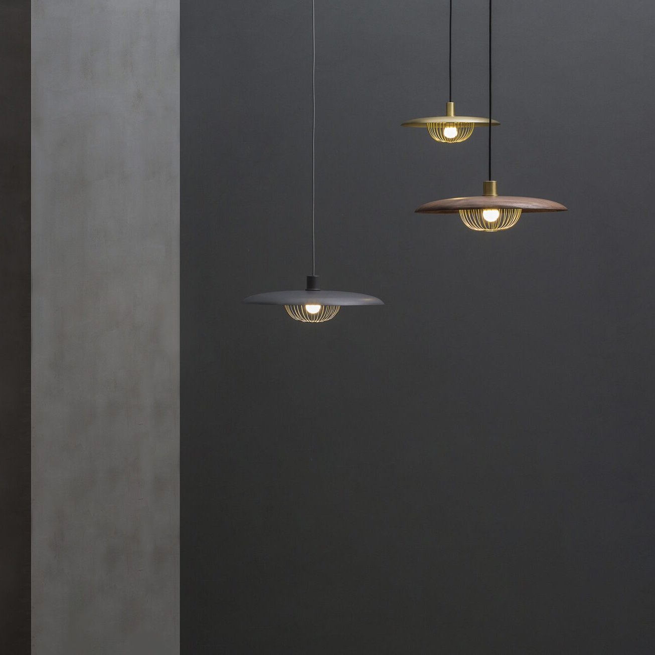 Wooden Metal Nordic Kasa Pendant Lamp