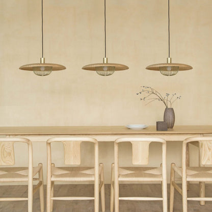 Wooden Metal Nordic Kasa Pendant Lamp