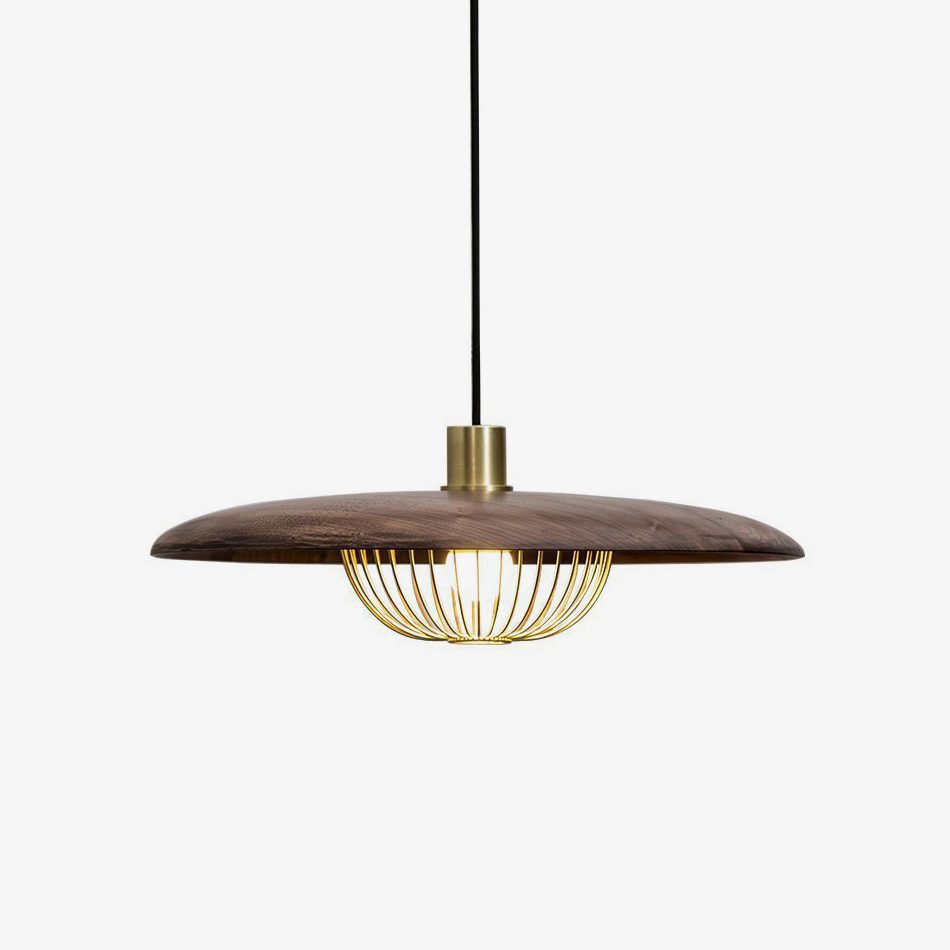 Wooden Metal Nordic Kasa Pendant Light